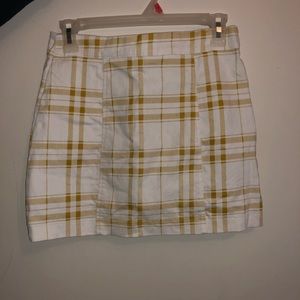Forever 21 yellow and white skirt